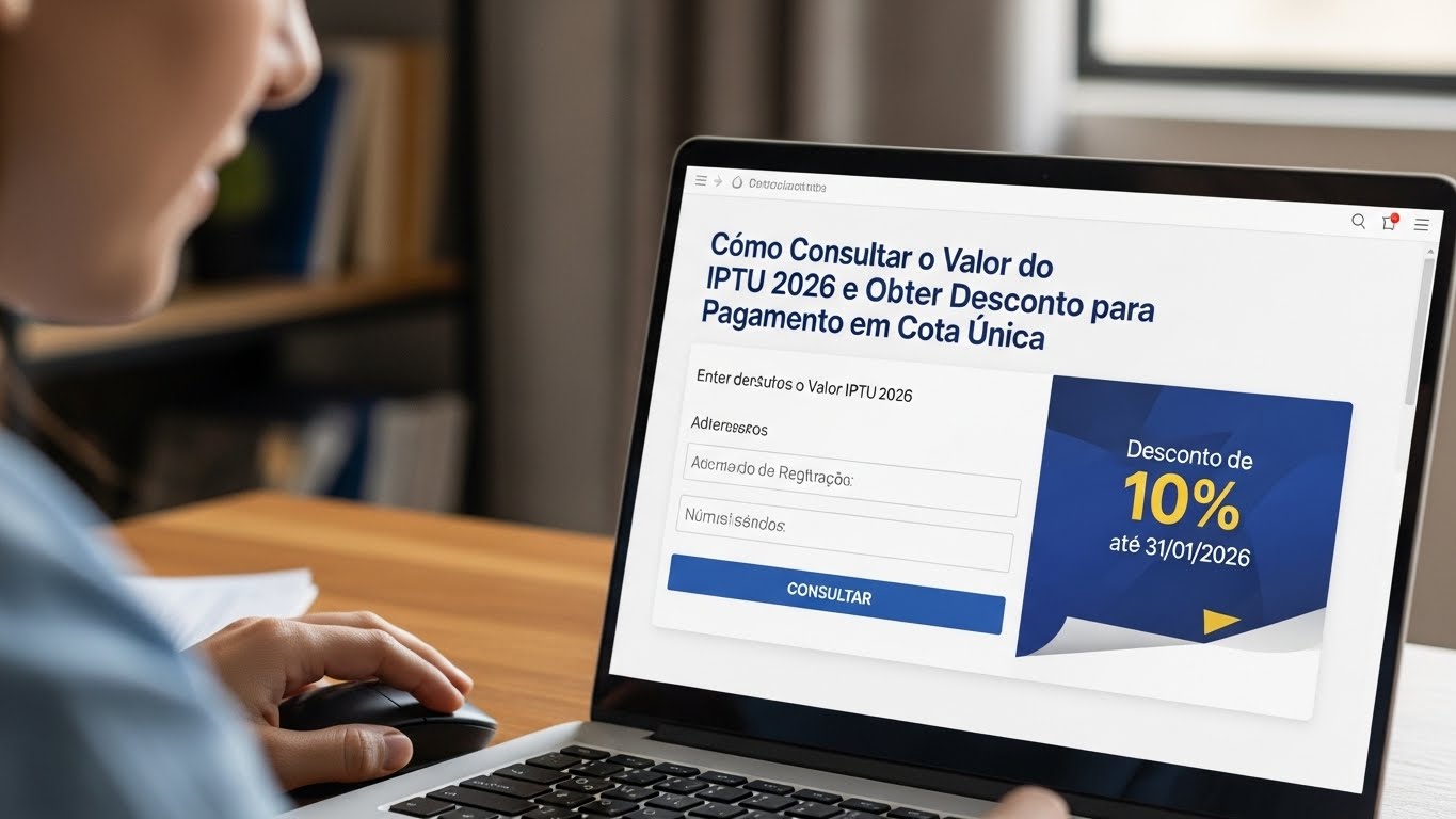 Como Consultar o Valor do IPTU 2026 e Conseguir Desconto no Pagamento em Cota Única