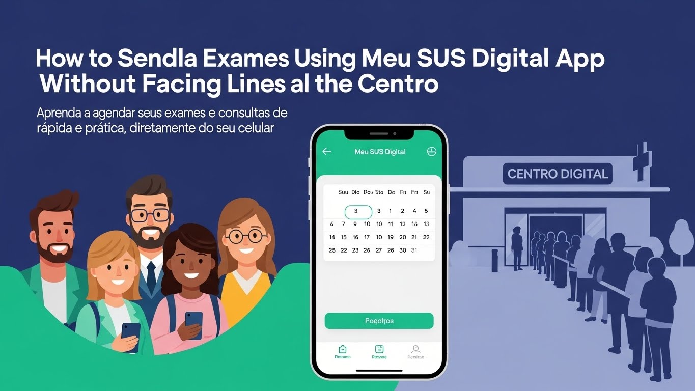 Como Agendar Exames pelo Aplicativo Meu SUS Digital sem Enfrentar Filas no Posto