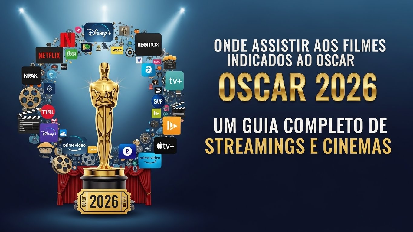Onde Assistir aos Filmes Indicados ao Oscar 2026: Guia Completo de Streamings e Cinemas