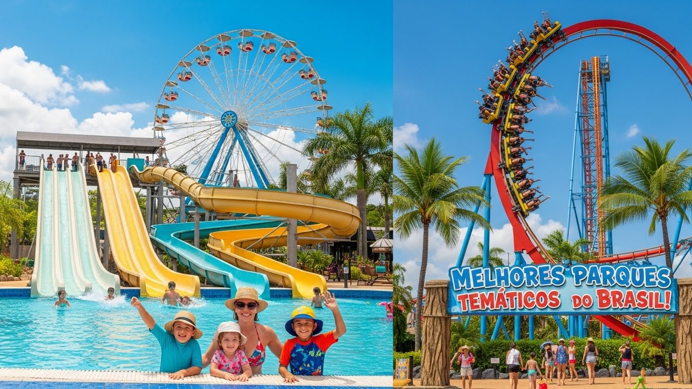 Os Melhores Parques Temáticos do Brasil para Atrações Incríveis nas Férias de Verão com Crianças
