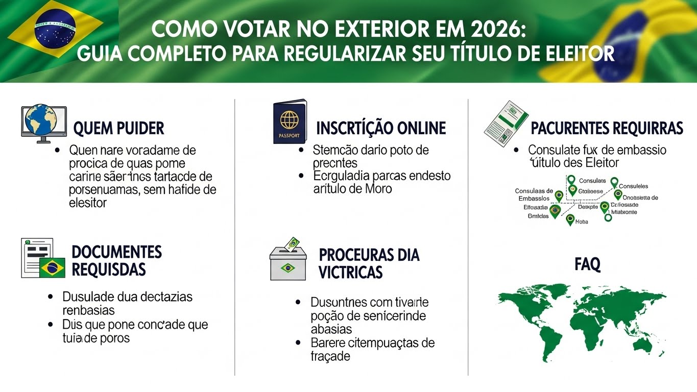 Como Votar no Exterior em 2026: Guia Completo para Regularizar o Título de Eleitor