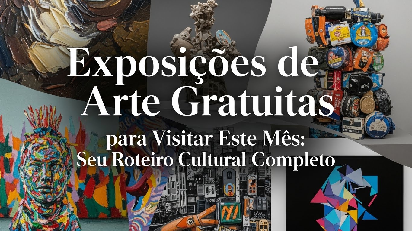 Exposições de Arte Gratuitas para Visitar Este Mês: Seu Roteiro Cultural Completo