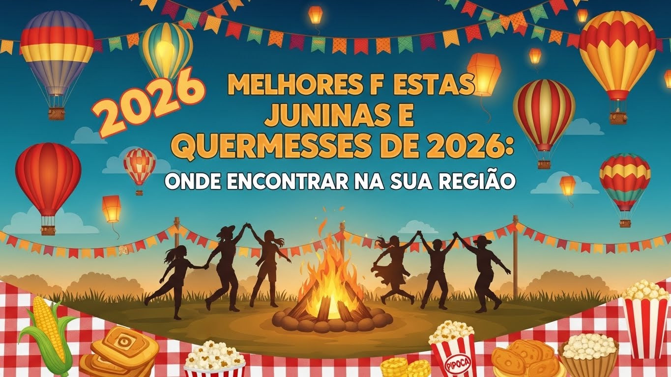 As Melhores Festas Juninas e Quermesses de 2026: Onde Encontrar na Sua Região