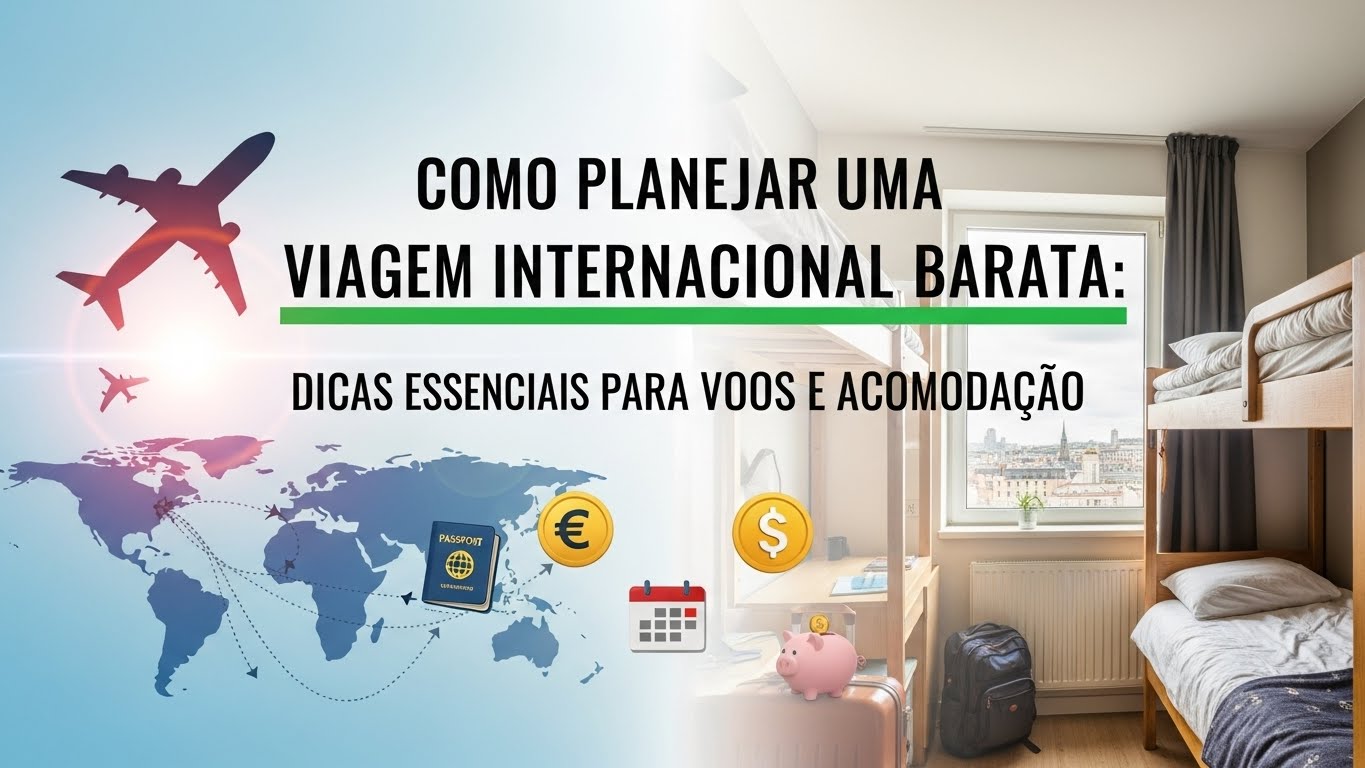 Como Planejar uma Viagem Internacional Barata: Dicas Essenciais para Passagens e Hospedagem