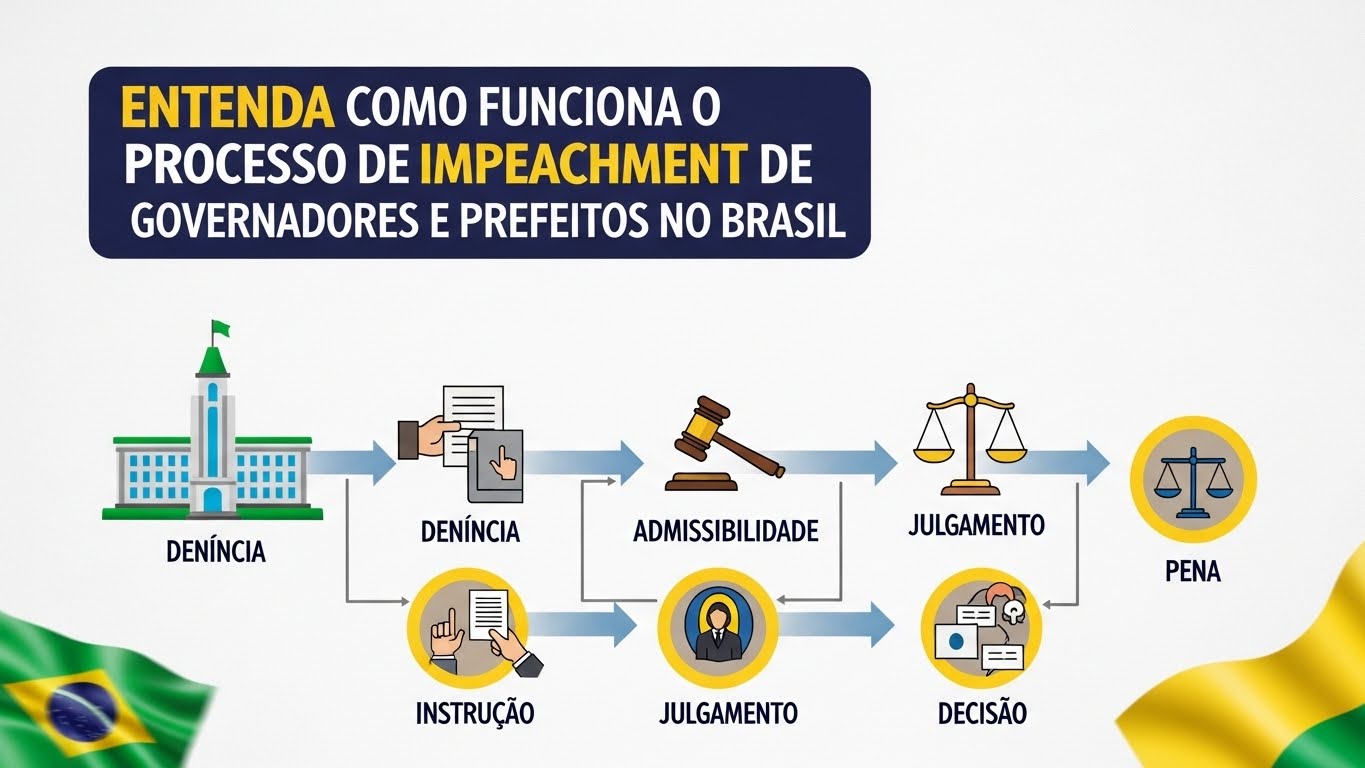 Entenda Como Funciona o Processo de Impeachment de Governadores e Prefeitos no Brasil