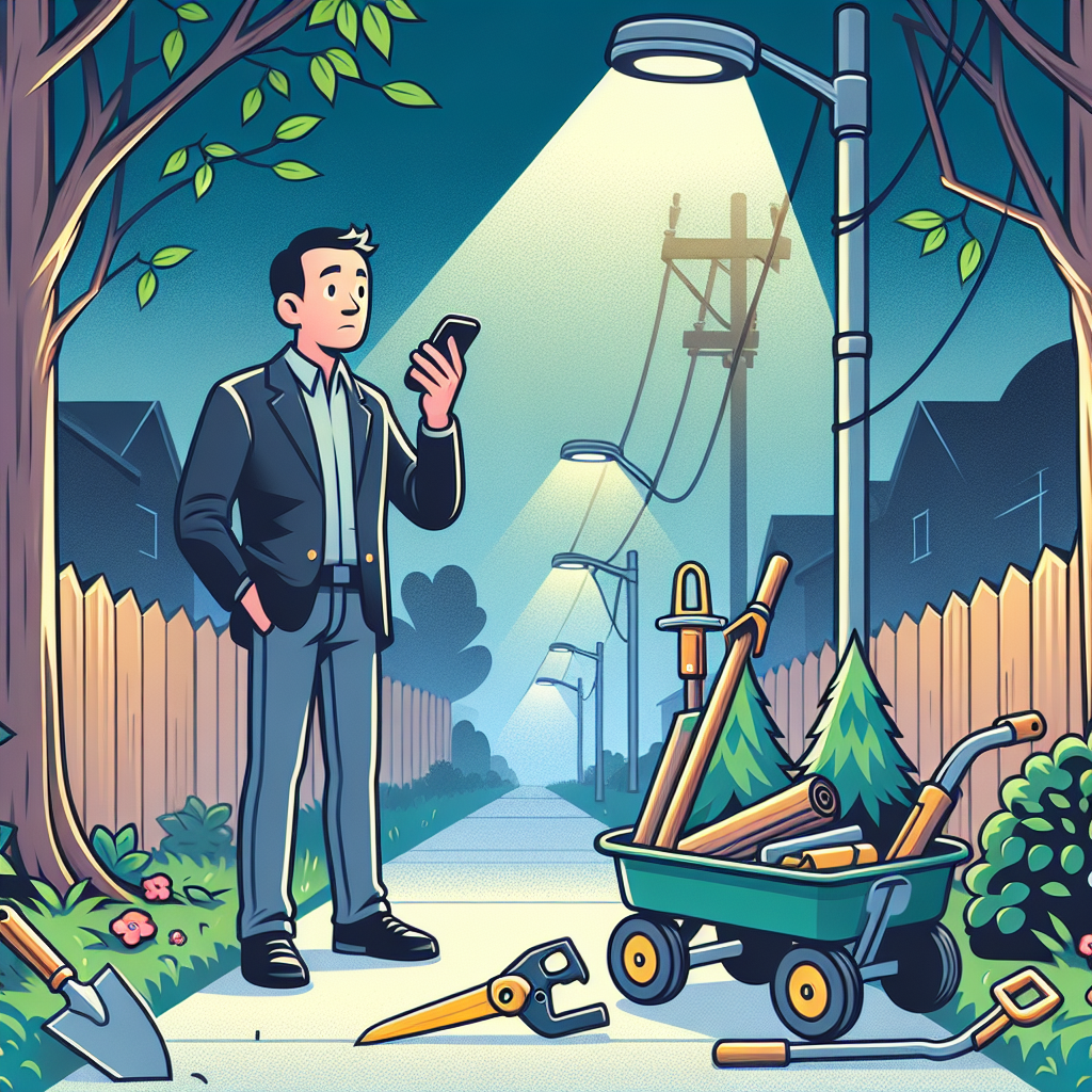 Como Solicitar Poda de Árvores e Reparo de Iluminação Pública na Sua Calçada