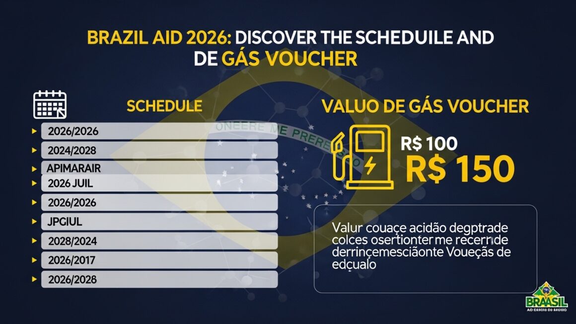 Auxílio Brasil 2026: Descubra o Calendário e o Valor do Vale Gás