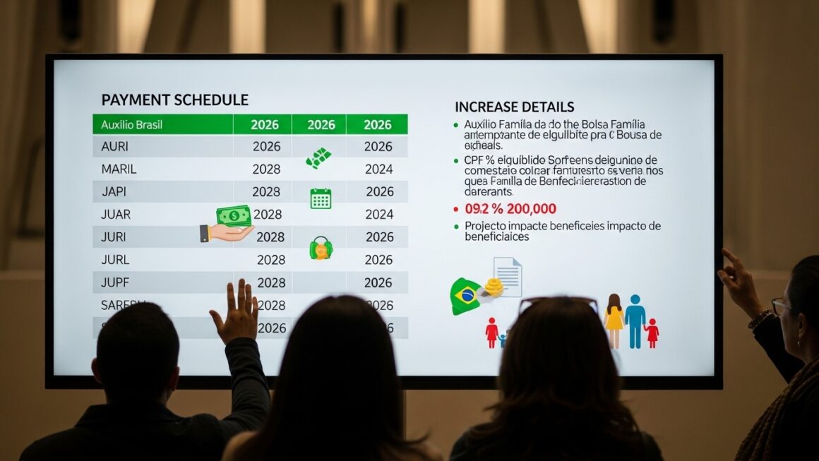 Tabela de Pagamento Auxílio Brasil 2026: Descubra Seus Direitos ao Aumento